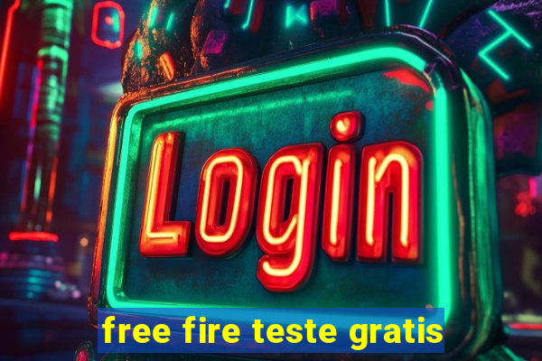 free fire teste gratis